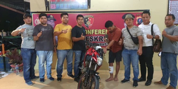 Tersangka pelaku jambret yang menewaskan siswi SMA di Labuhanbatu yang ditembak polisi karena berusaha melarikan diri.