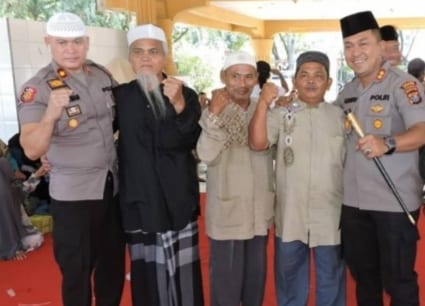 Kapolres Asahan AKBP Faisal Napitupulu foto bersama 