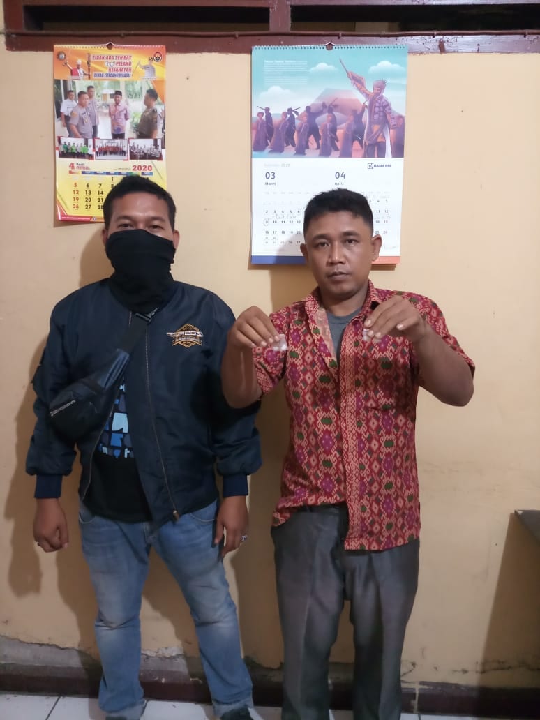 Tersangka narkoba di Sergai yang ditangkap polisi. 