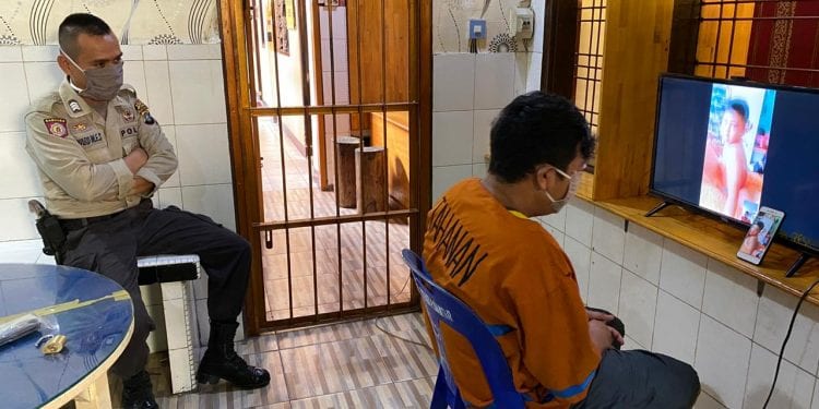 Polres Siantar Pasang Video Call dan Wiffi di Ruang Tahana