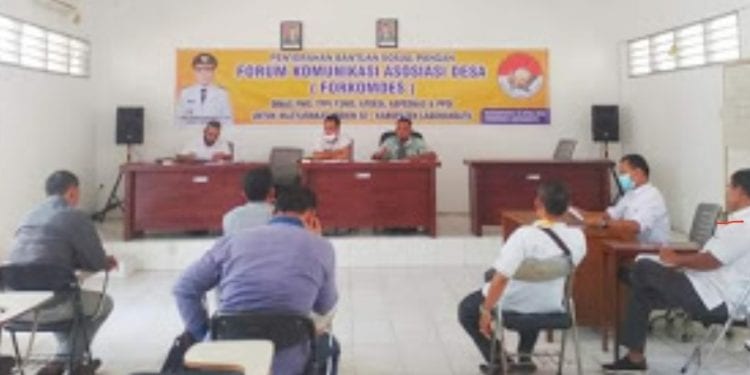 Plt Kadis PMD Labuhanbatu saat memberikan arahan pada kegiatan tersebut.