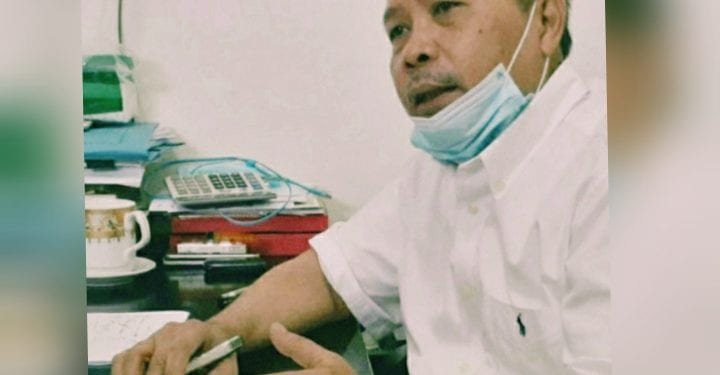 Direktur RSUD Rantauprapat, dr Syafril RM Harahap SpB.