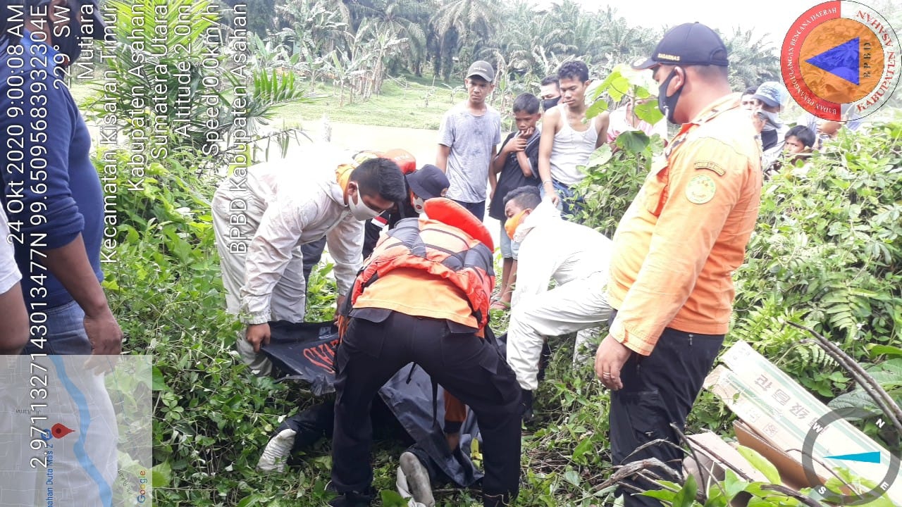 4 Hari Hanyut di Sungai Silau Asahan, Mayat Dafitri Ditemuka