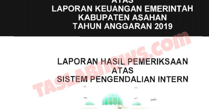 Buku temuan BPK tahun 2020 atas laporan keuangan Pemkab Asahan 2019 (insert Sekjen DPP Bara Api)