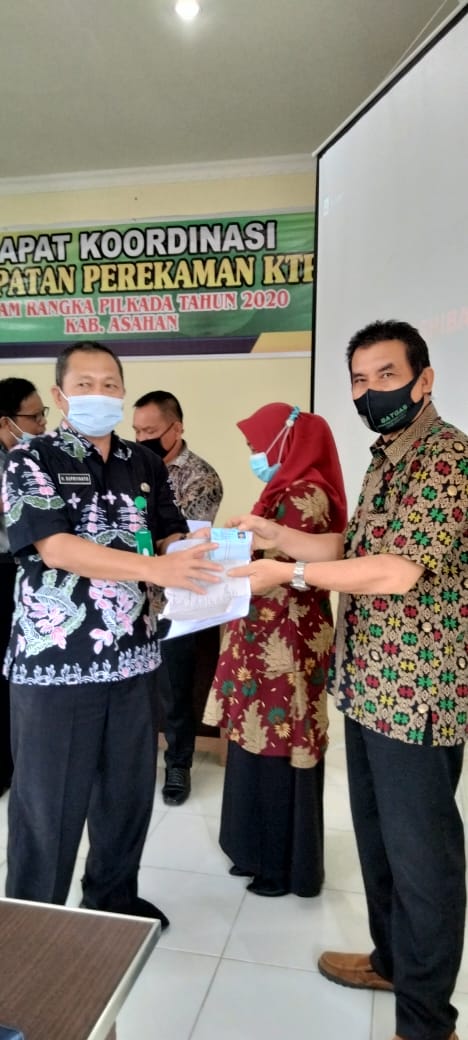 Plh Bupati Asahan Hadiri Rapat Koordinasi Percepatan Perekaman e-KTP