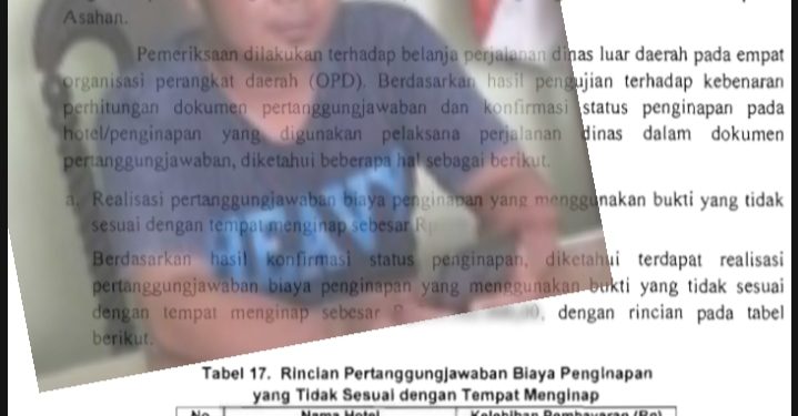 Bukti penginapan pejabat di Setdakab Asahan, Setwan, Dinkes dan PMD tak sesuai bukti pertanggungjawaban. Insert Sekjen DPP Bara Api Afifuddin