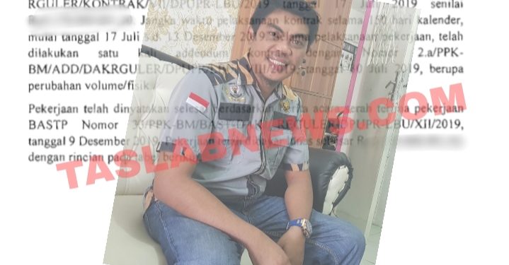 Hasil temuan BPK atas pengerjaan proyek jalan di PUPR Labura, insert Khairul Anhar Harahap