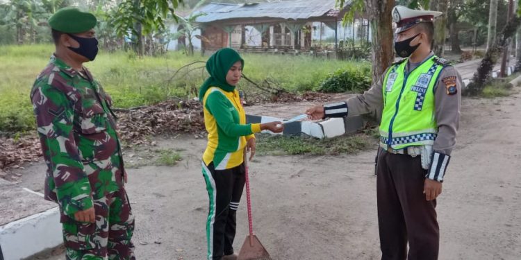 Suasana operasi keselamatan toba 2021 di Kota Tanjungbalai, Senin (18/4/2021).