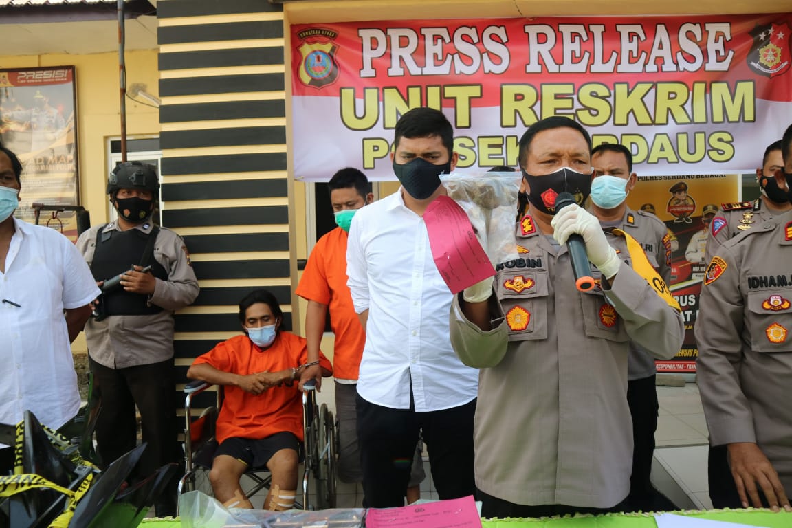 Tersangka Pembunuh Janda dan Penadah Barang Curian Diringkus