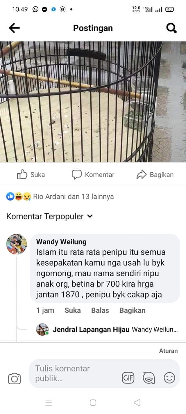 Pemuda Islam Kota Tanjungbalai Minta Polisi Tangkap Wandi Weilung yang Hina Agama Islam