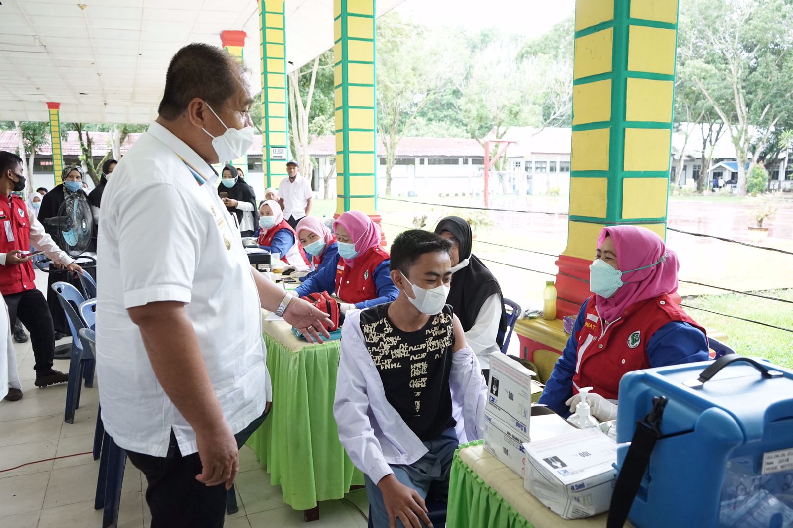 Wakil Bupati Asahan Berharap Siswa yang akan Hadapi PTM Sudah Divaksin