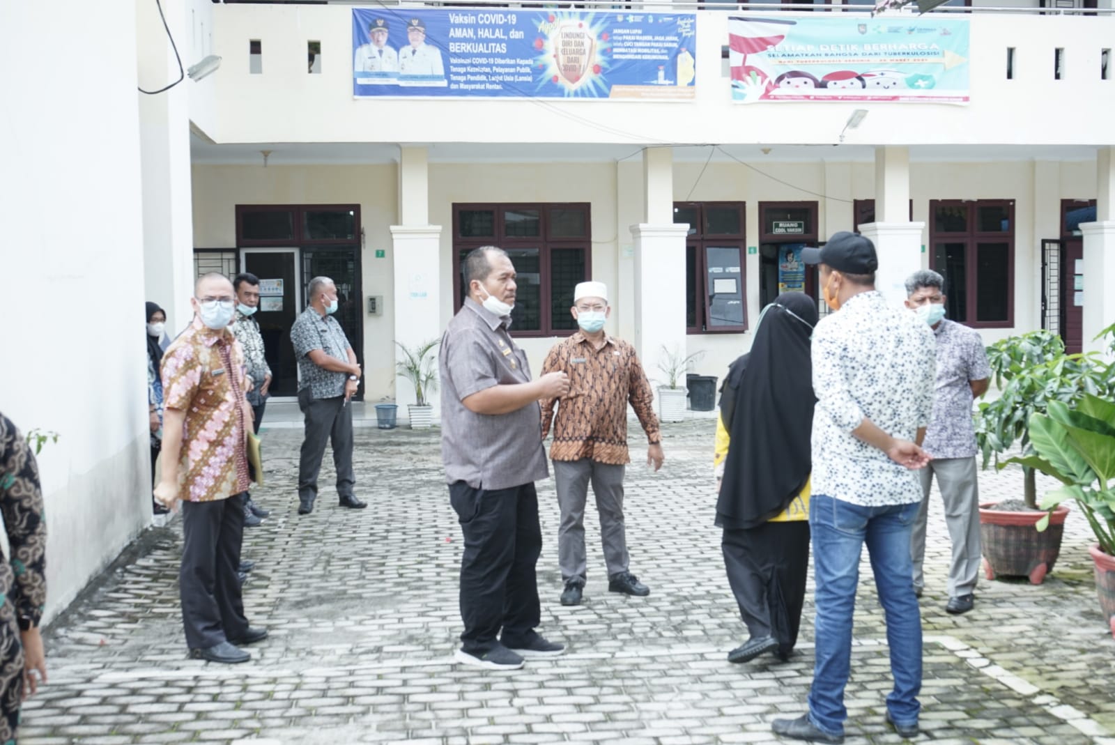 Cek Ketersediaan Vaksin Covid 19, Wakil Bupati Asahan Kunjungi Dinkes dan UPTD Puskesmas