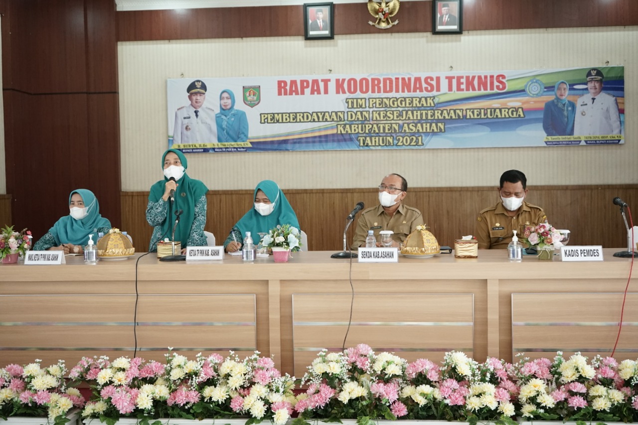 TP PKK Kecamatan dan Desa di Asahan Diharapkan dapat Jalan Program Kerja