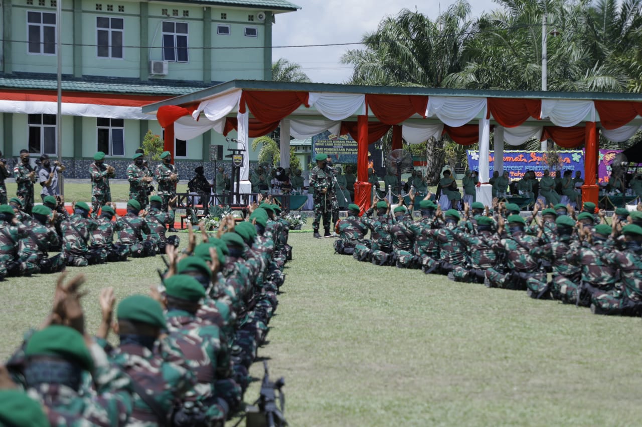 Hadiri Upacara Pengantaran Satgas Yonif 126/KC, Wabup Asahan: Selamat Menjalankan Tugas