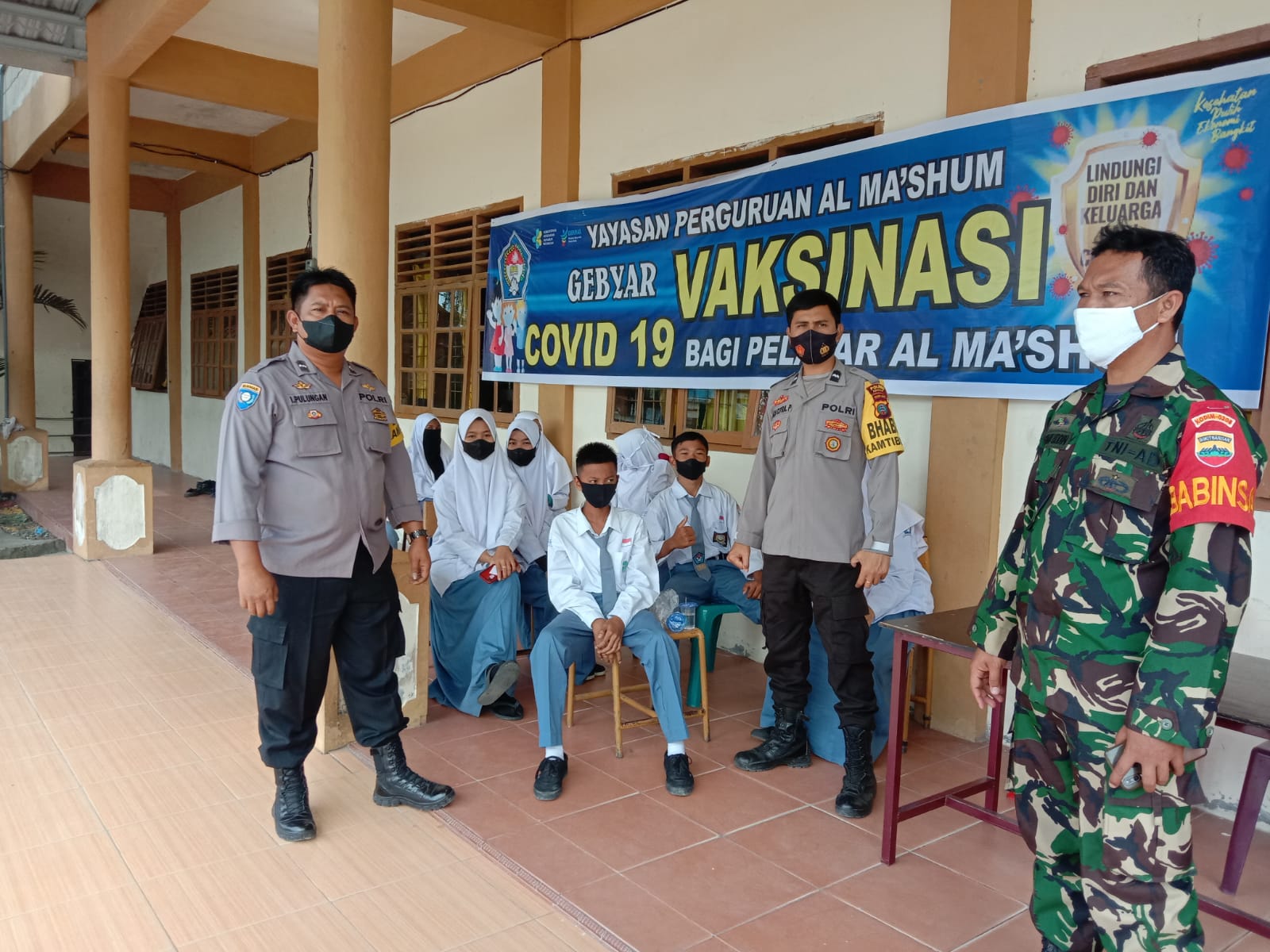 Polres Asahan Vaksin 620 Warga