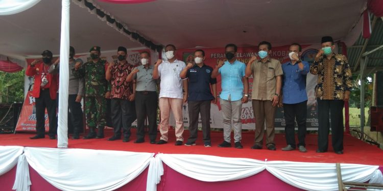 Asisten 1 Kabupaten Asahan Meresmikan Pasangan Desa Bersinar Bebas Narkoba