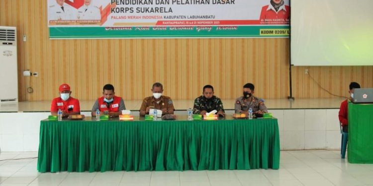 Sarimpunan Buka Diklatsar Korps Sukarela Palang Merah Indonesia