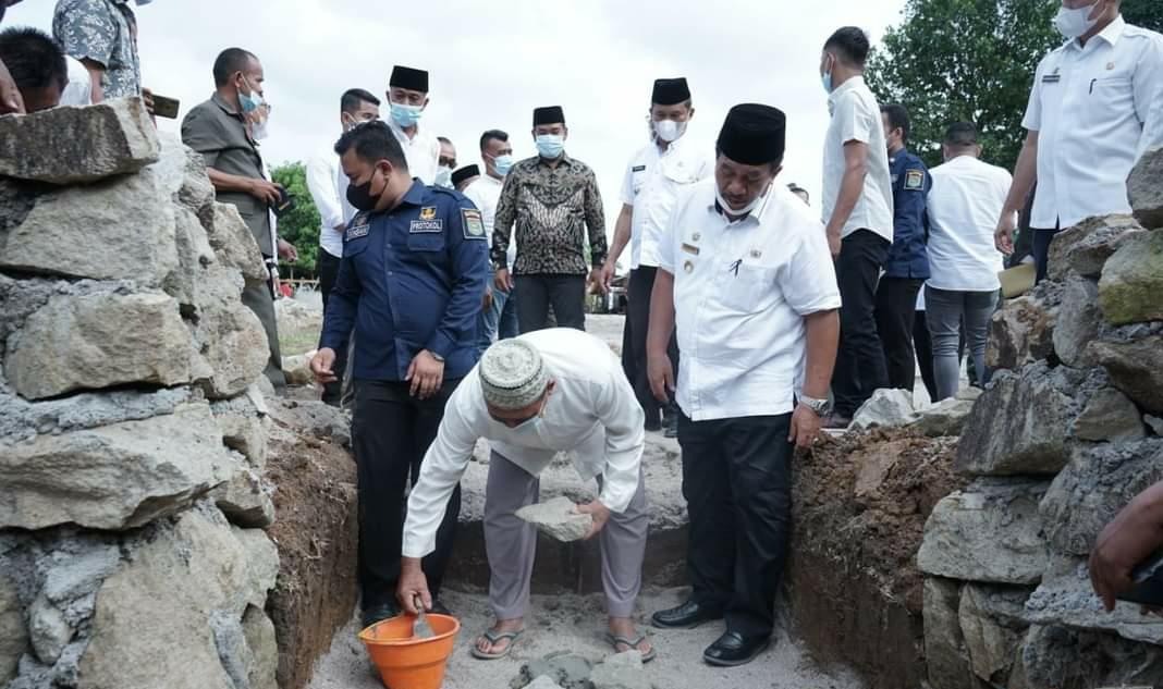 Wabup Asahan Minta OPD Sumbang Pembangunan Masjid Jabal Nur di Air Batu