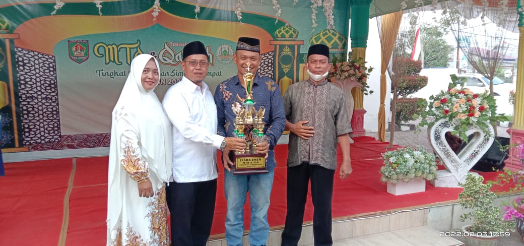 Desa Simpang Empat Asahan Juara Umum MTQ Tingkat Kecamatan