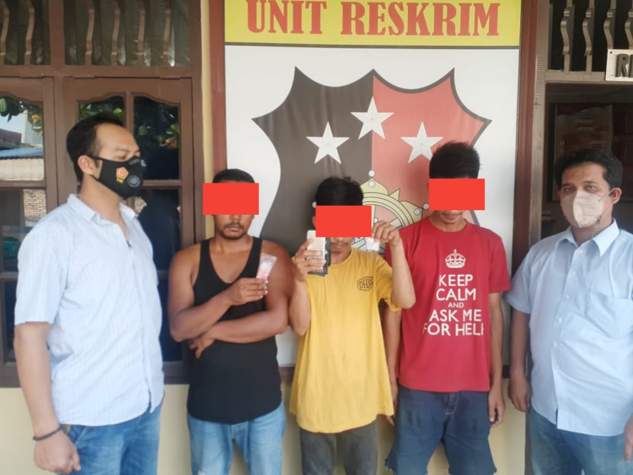 Miliki Sabu, 3 Pria di Air Joman Asahan Diringgkus