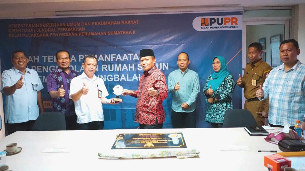 Pemko Tanjungbalai Terima 1 Blok Rusun Type 36 Untuk ASN Dari Direktorat Jenderal Perumahan BP2P Sumatera II