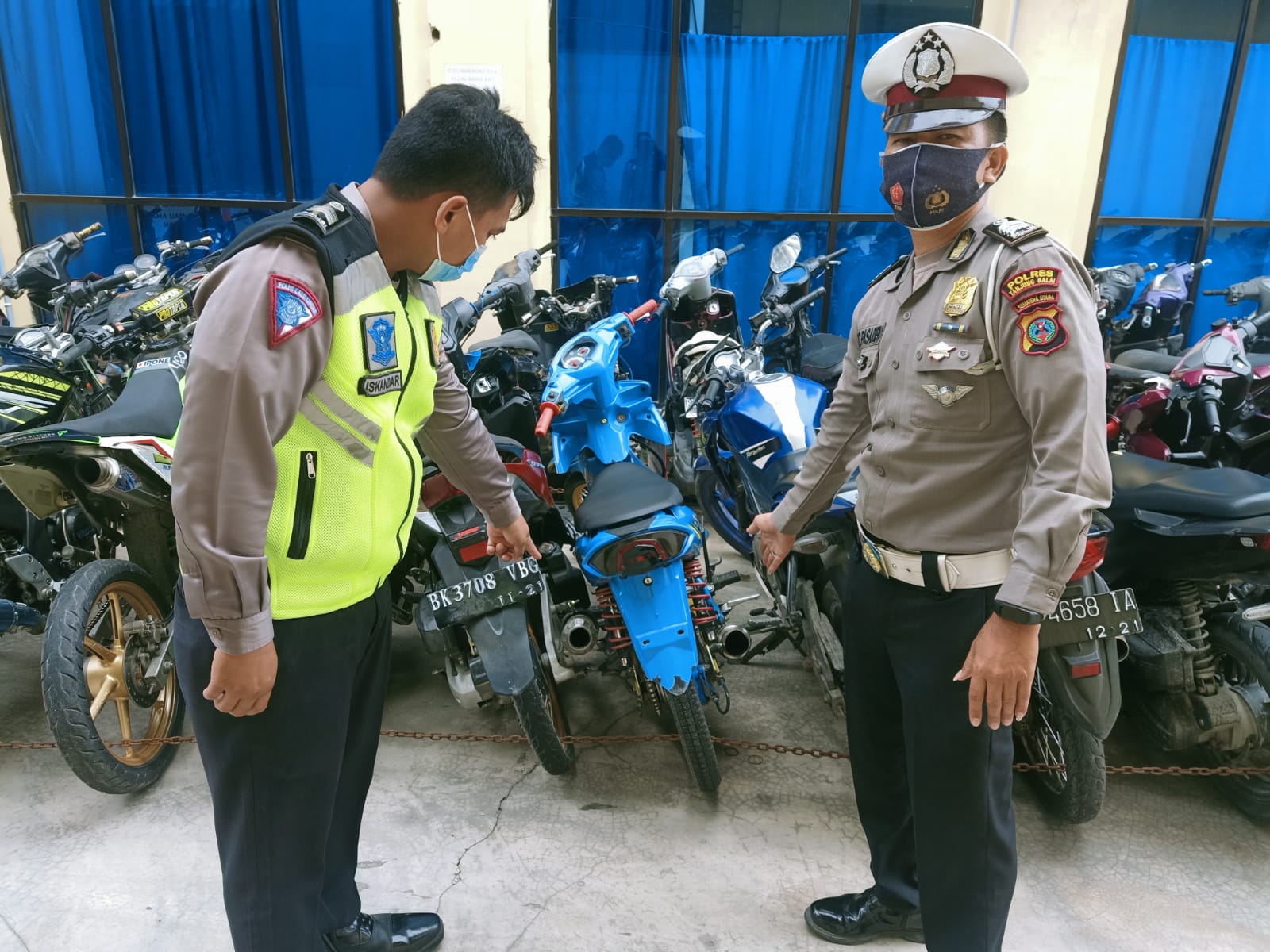 Cegah Sahur on the Road dan Asmara Subuh, Polres Tanjungbalai Amankan 33 Unit Sepeda Motor