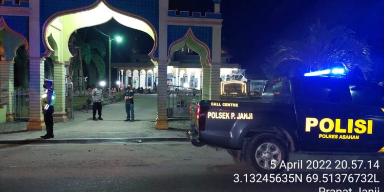 Polsek Prapat Janji Polres Asahan Patroli Pengamanan di Masjid