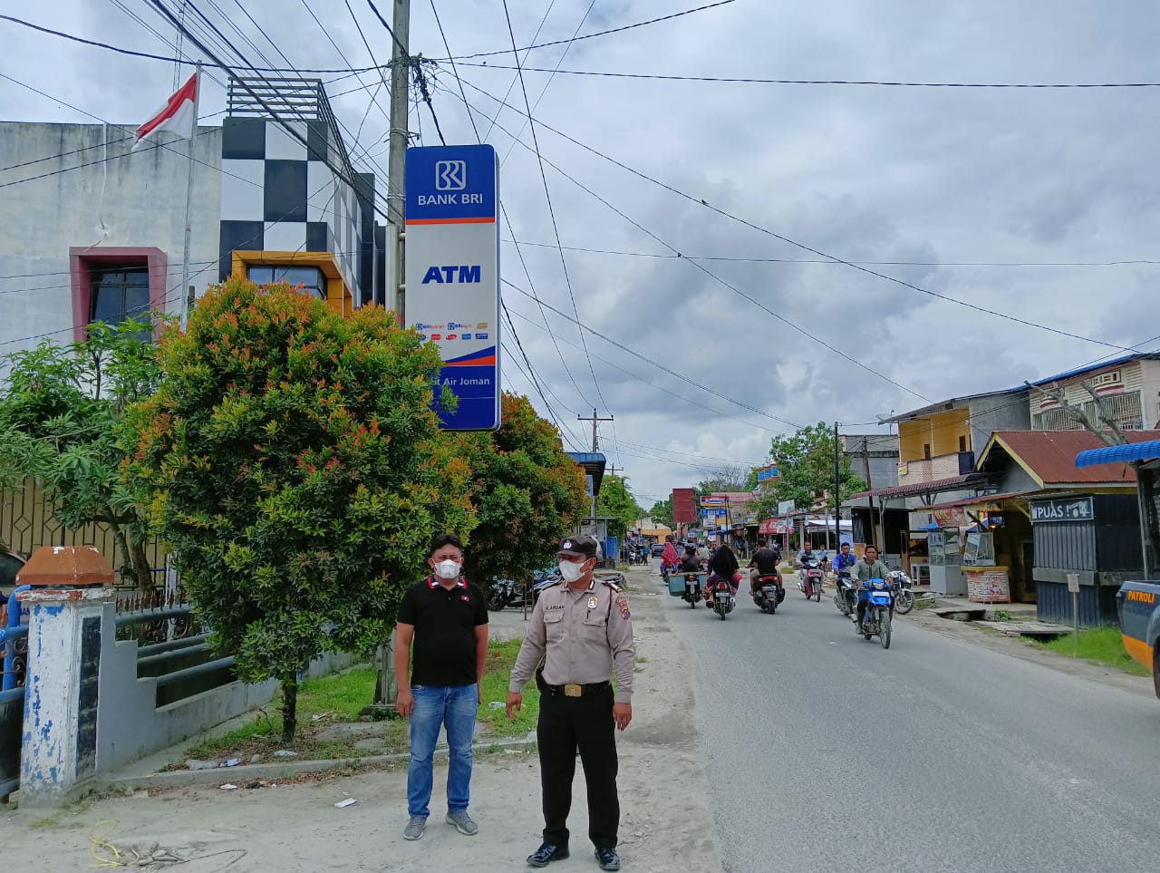 Personel Polsek Air Joman Polres Asahan Patroli Dialogis