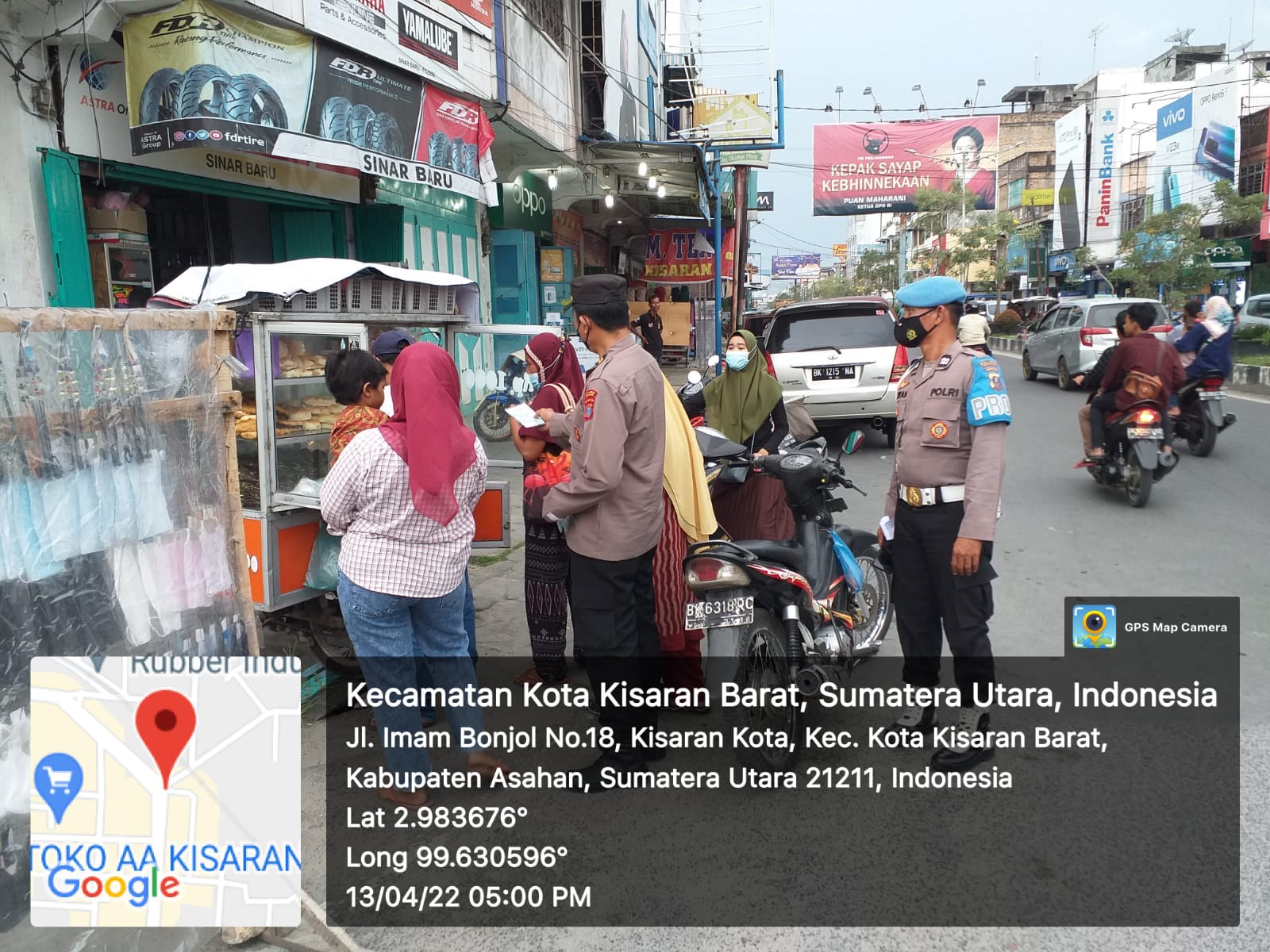 Jelang Berbuka Puasa, Personel Polres Asahan Lakukan Ops Yustisi 