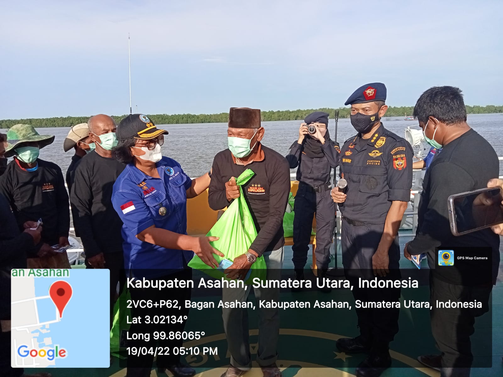 Sat Polairud Polres Asahan Gelar Bakti Sosial