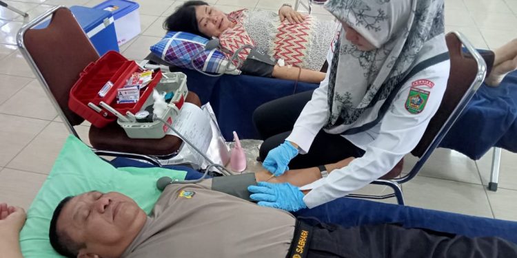 Polres Asahan Gelar Donor Darah