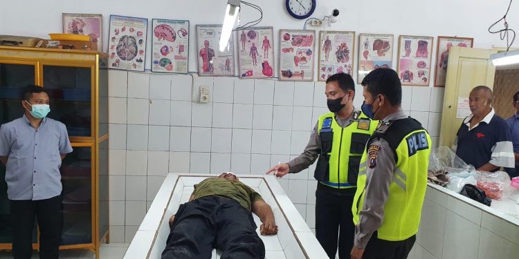 Koban Parlindungan Manik di RSUD dr Djasamen Saragih.