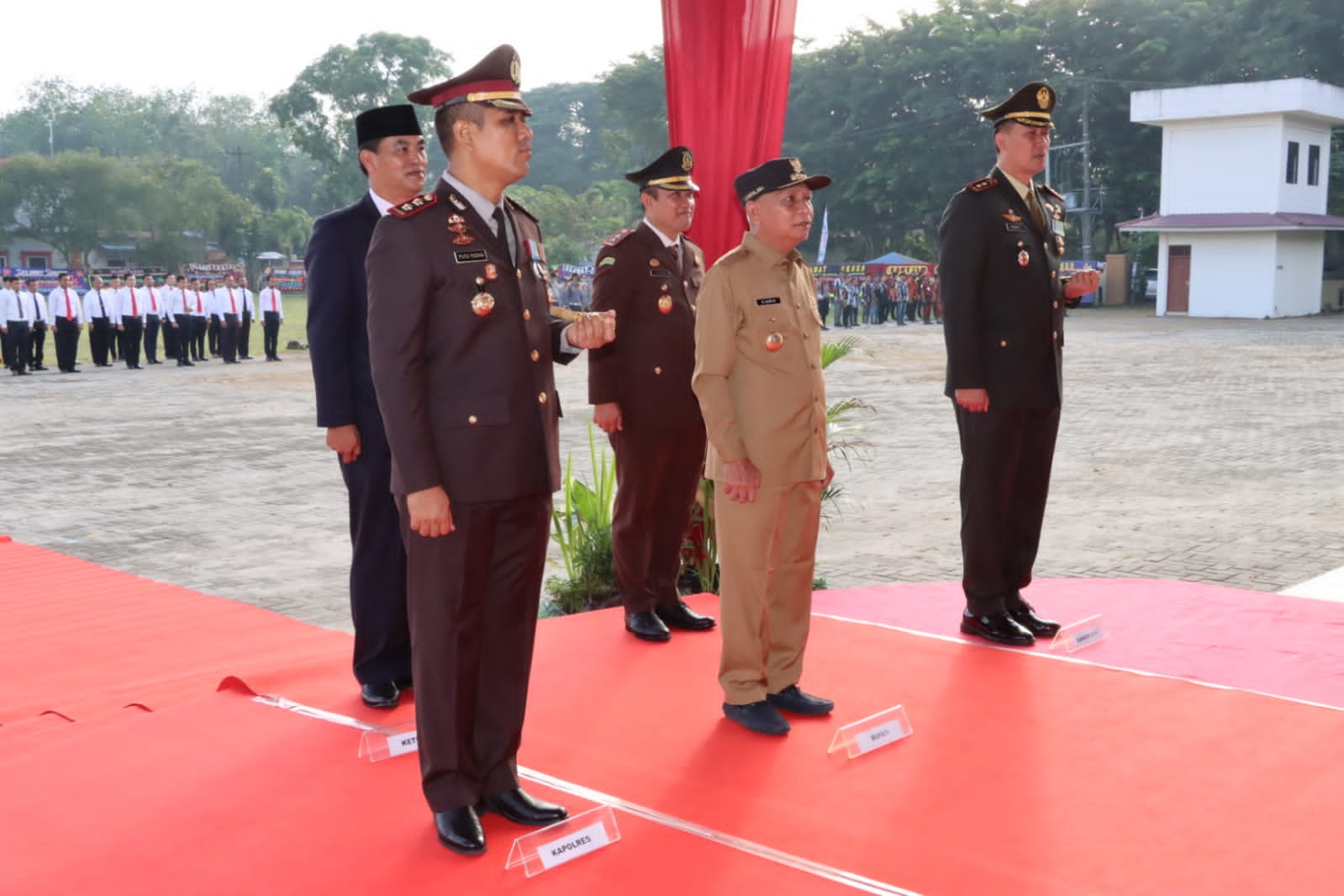 Usai Mengikuti Upacara HUT Bhayangkara ke 76 Tahun 2022 Secara Virtual dengan Presiden, Ini Pesan Kapolres Asahan