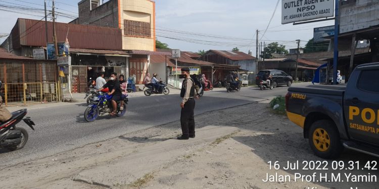 Personel Sat Samapta Polres Asahan Laksanakan Patroli Dialogis 