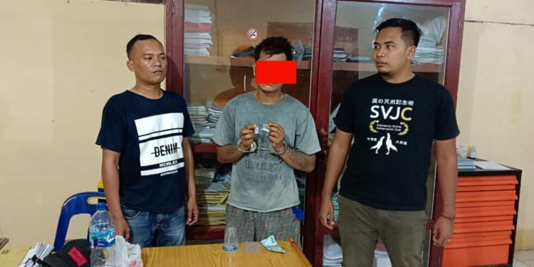 Pakai Sabu di Kebun PTPN IV, Pria Ini Diamankan Unit Reskrim Polsek Bandar Pasir Mandoge Asahan