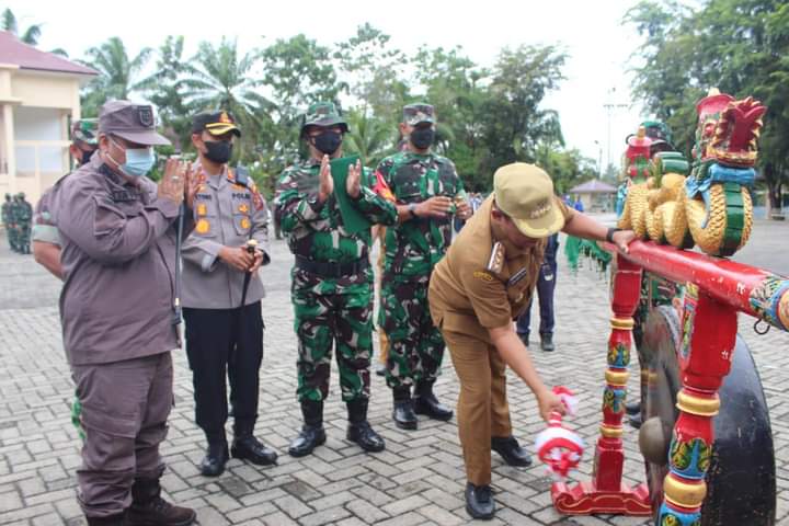 Wali Kota Sibolga Buka Peresmian Program TMMD Ke-114 Kodim 0211/TT