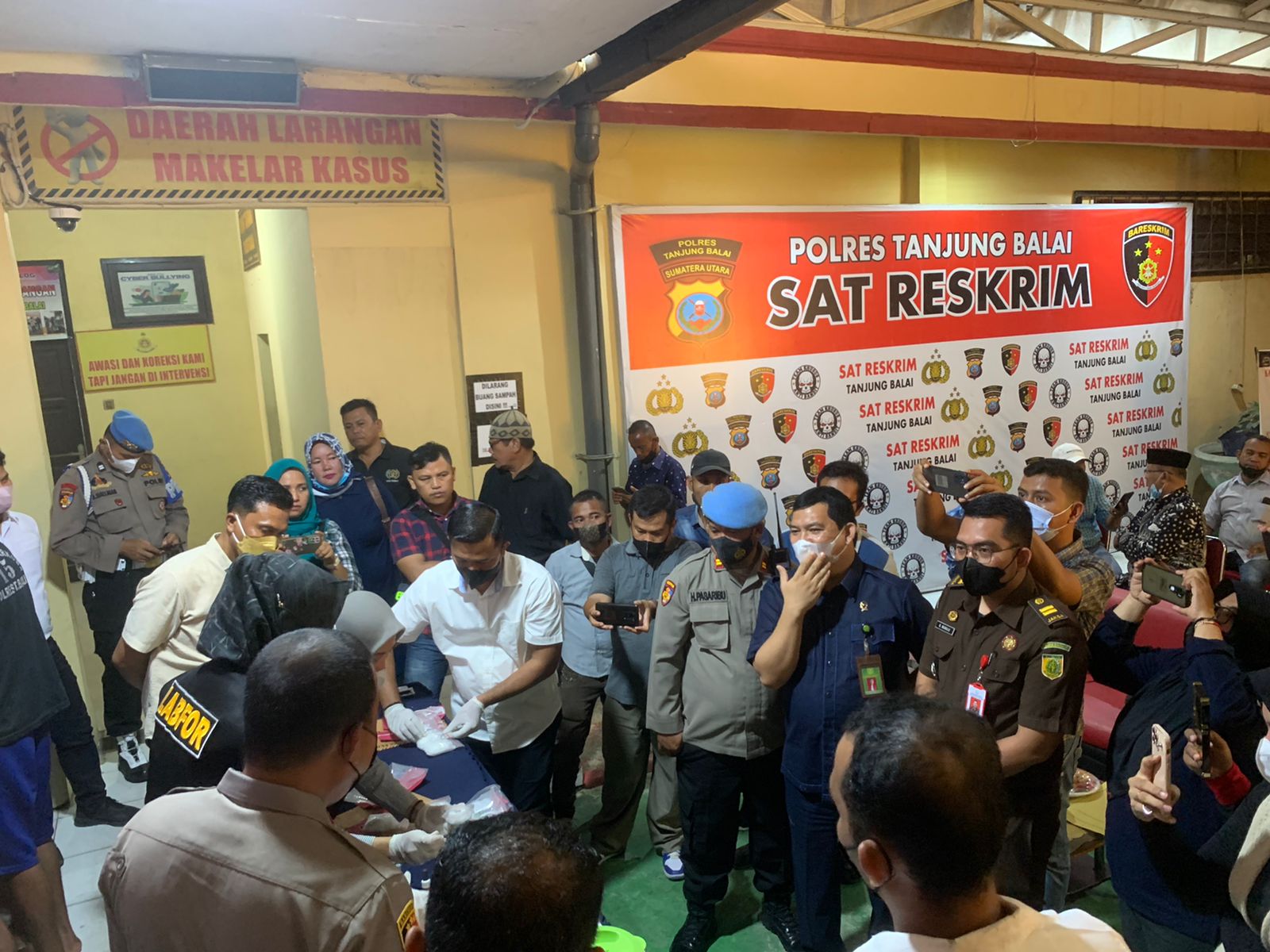 Polres Tanjungbalai Musnahkan Narkotika Tangkapan Selama Tiga Bulan Terakhir