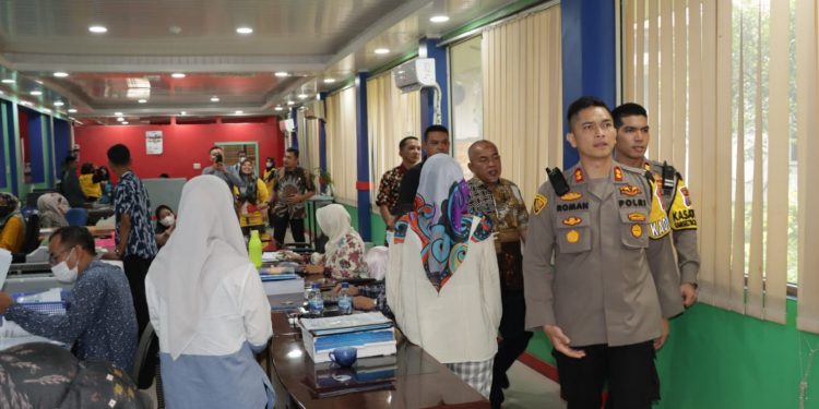 Kapolres Asahan Tinjau Ruang Pelayanan Publik di Kantor UPT PDD Samsat 