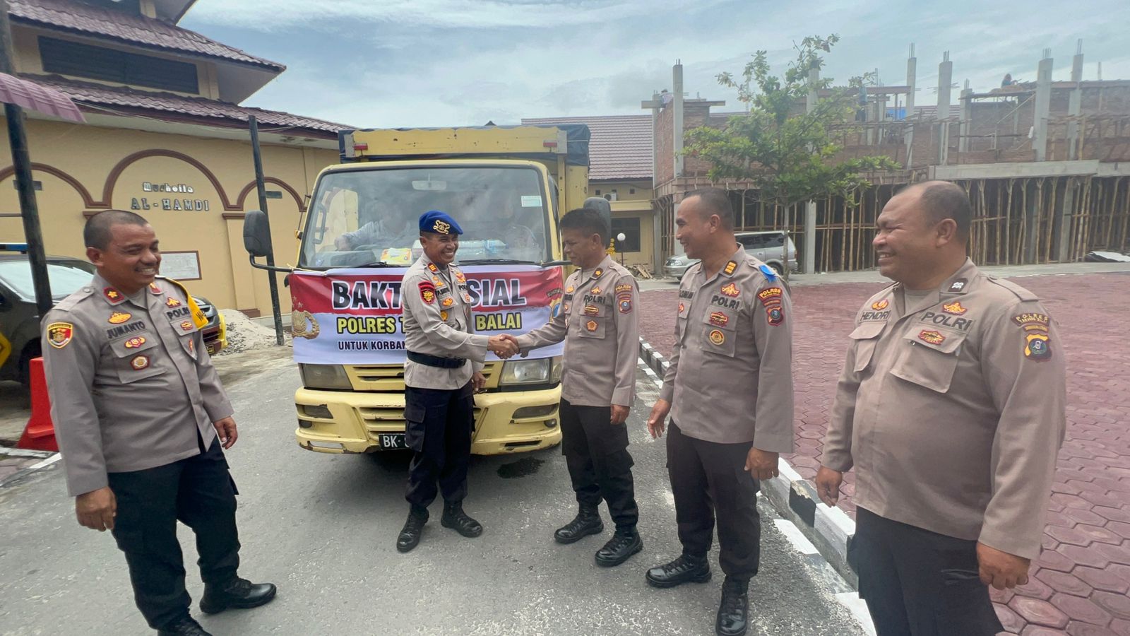 Polres Tanjungbalai Kirimkan Bantuan Sosial Untuk Korban Gempa di Kabupaten Tapanuli Utara