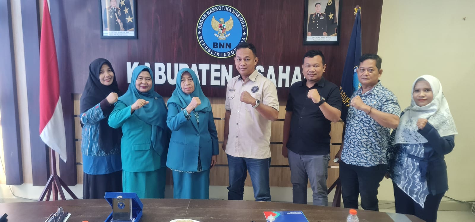 TP PKK Kabupaten Asahan dan BNNK Tanda Tangani Nota Kesepahaman