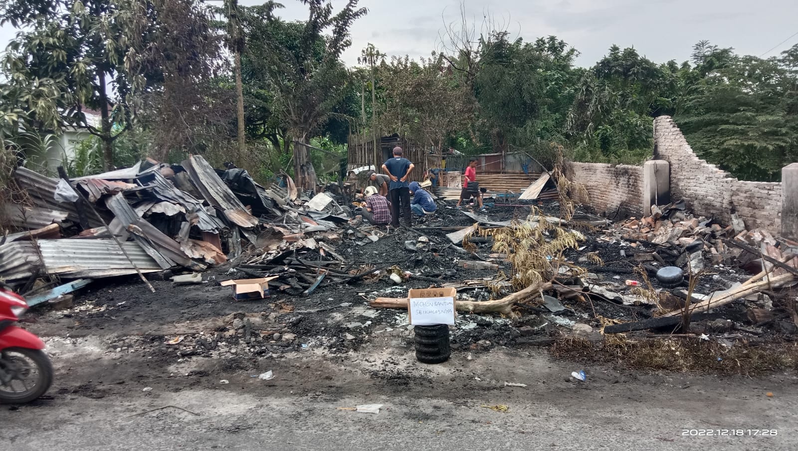 Rumah Warga di Kisaran Timur Ludes Terbakar 