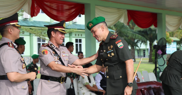 Kapolres Asahan Hadir Sertijab Danyonif 126/ KC