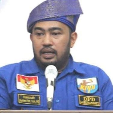 Ketua DPD KNPI Labuhanbatu Hamzah Syahbani Nasution. 