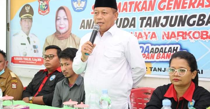 Wali Kota Tanjungbalai H Waris Tholibin Sosialisasi Bahaya Narkoba ke Pelajar 