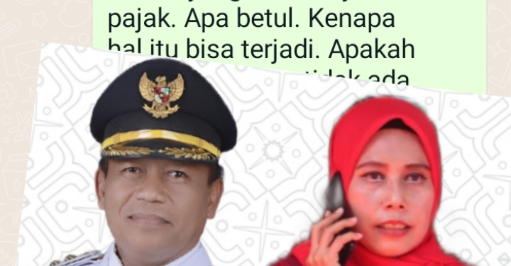 Walikota Tanjungbalai dan Sekda serta konfirmasi yang dikirimkan wartawan via WhatsApp