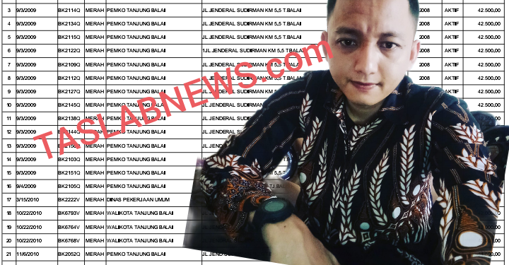 Bukti temuan BPK atas nama walikota Tanjungbalai tak bayar pajak kendaraan dinas, insert Sekjen Eksekutif Nasional Separta Muhammad Fikri Hanif SH