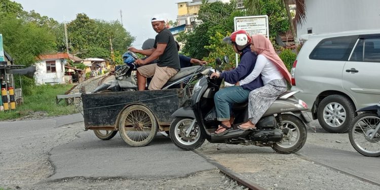 Perlintasan Kereta Api Parasamya Asahan Sering Makan Korban