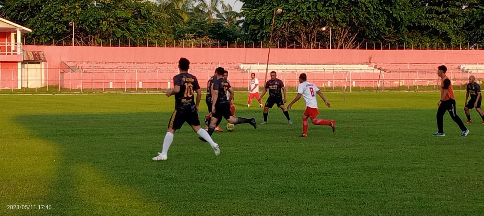 Lawan Wartawan FC, Kapolres Asahan Cetak 2 Gol