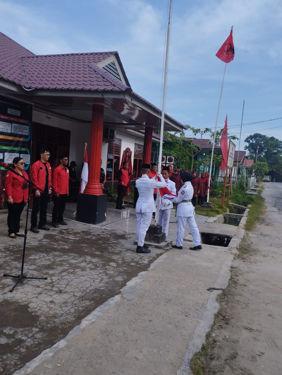 DPC PDI Perjuangan Kota Tanjungbalai Gelar Upacara Peringatan Harlah Pancasila