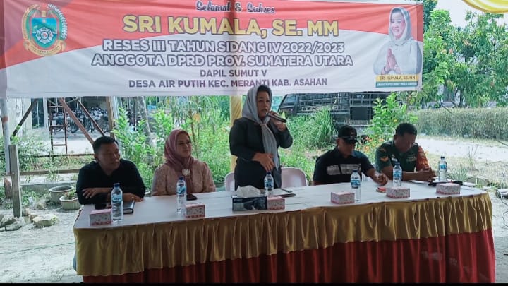 Anggota DPRD Sumut Sri Kumala  Gelar Reses di Desa Air Putih Asahan